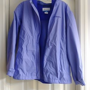 Columbia girls/ladies rain jacket